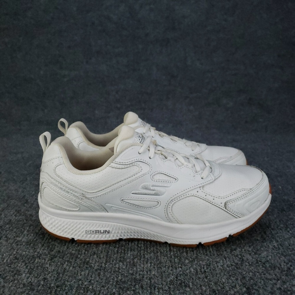 Skechers Go Run Consistent Shoes Women Size 9 White Gum Running Sneakers 128274W - Picture 1 of 16